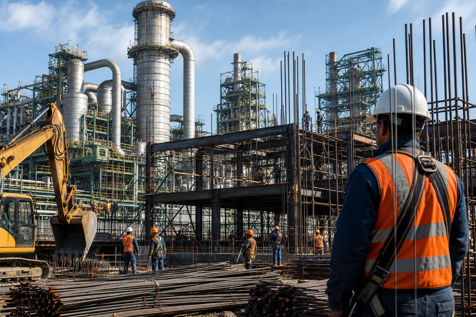 Actividad industrial en México impulsada por construcción y manufacturas en julio de 2026