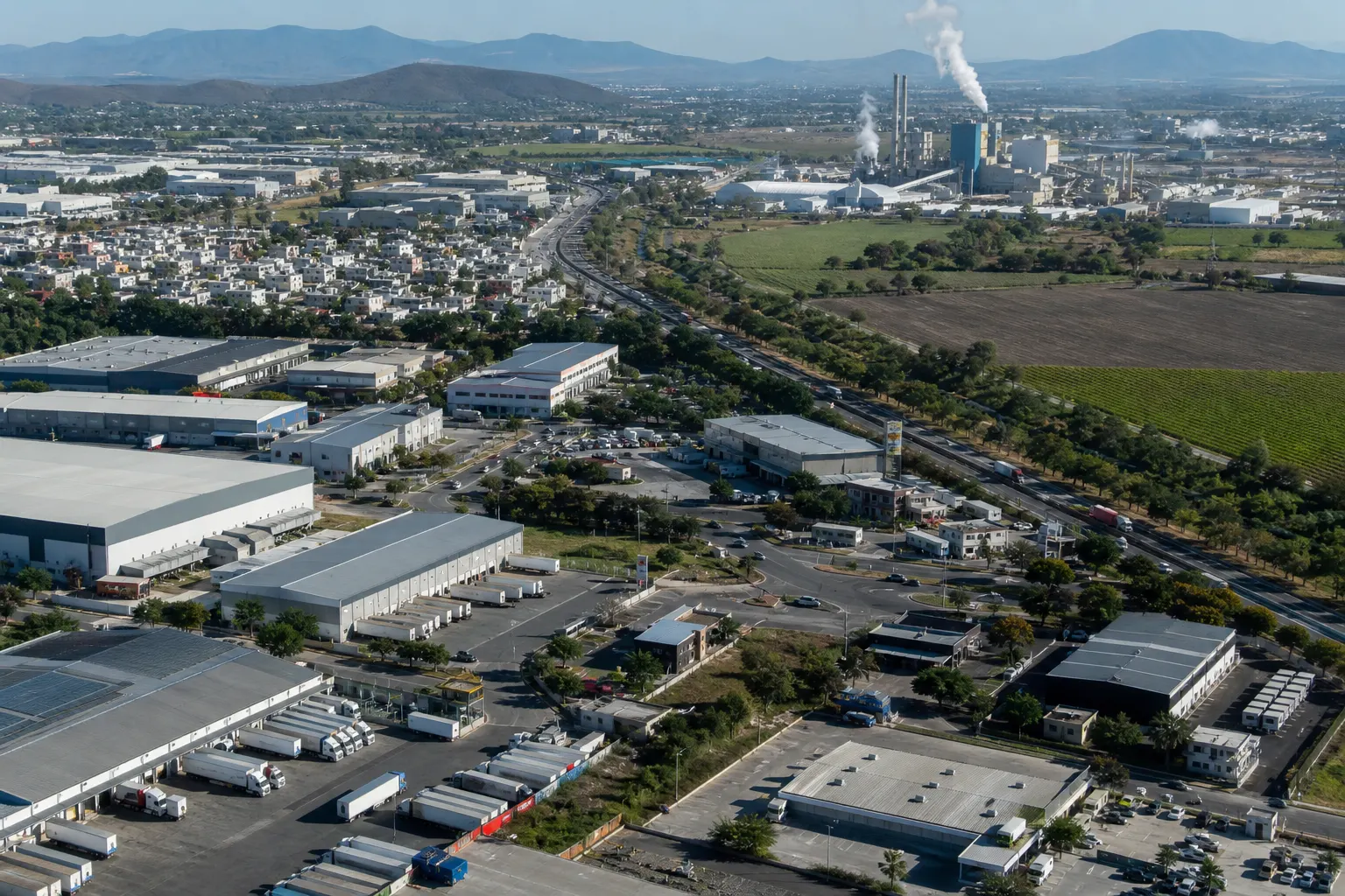 Actividad económica de México con comercios, logística e industria durante julio de 2026