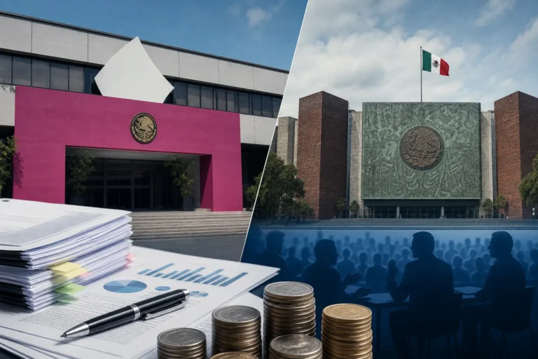 Debate por el presupuesto del INE para 2027 entre el instituto y la Cámara de Diputados